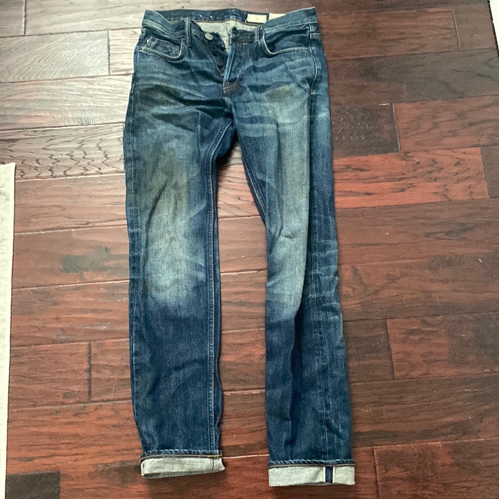 ALLSAINTS Mens IGGY Jeans 30. Japanese Selvedge Denim